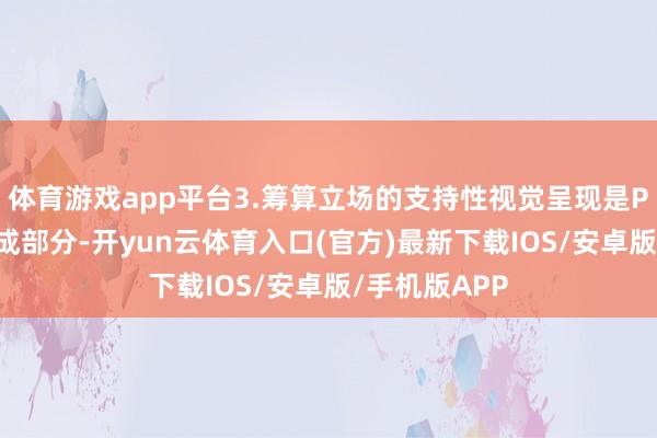 体育游戏app平台3.筹算立场的支持性视觉呈现是PPT的进军组成部分-开yun云体育入口(官方)最新下载IOS/安卓版/手机版APP